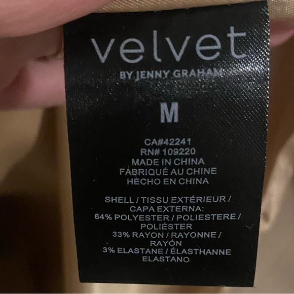 Velvet by Jenny Graham Khaki Fairfax Blazer - Picture 8 of 11